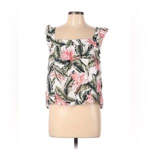 🌺🌴🤗LOFT Tropical Print Ruffle Tank 🤗🌴🌺